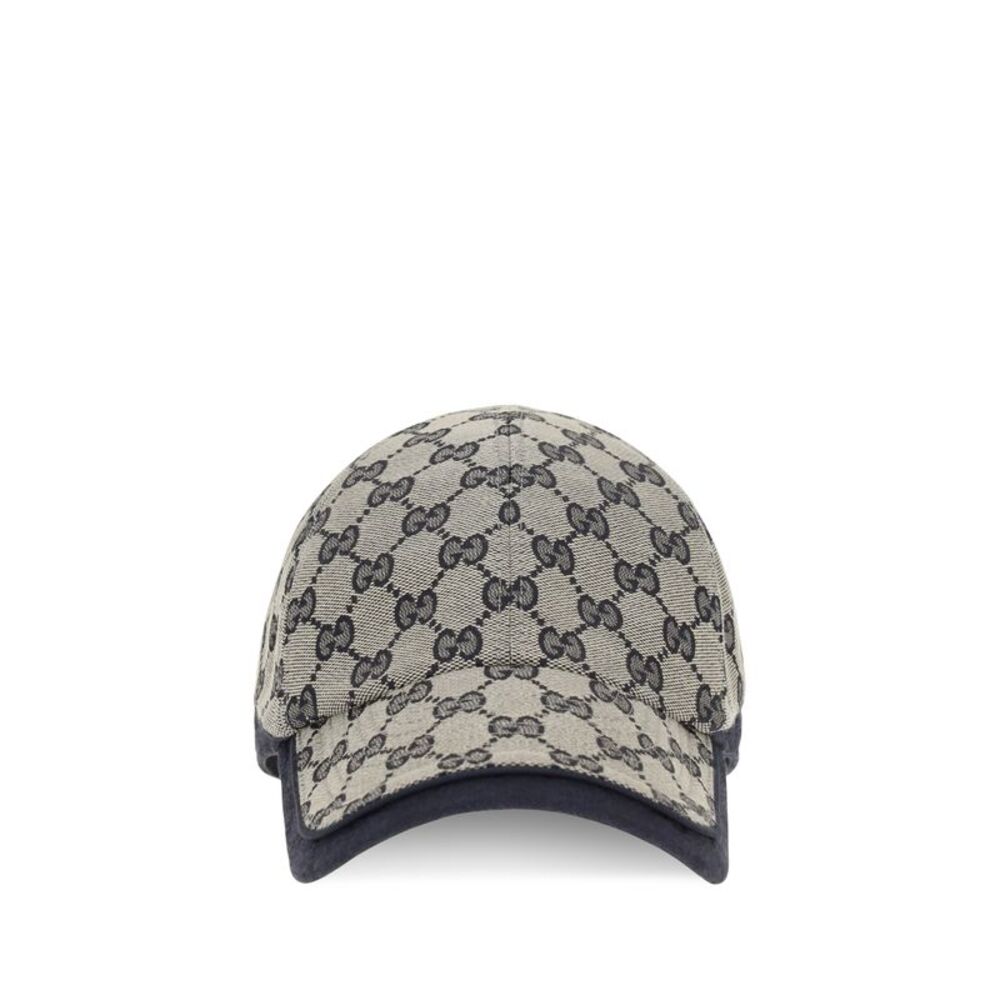 Gucci Men Gg Cotton Fabric Baseball Hat